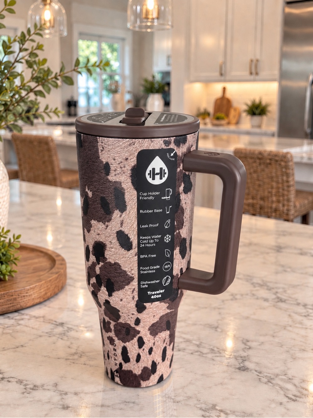 HydroJug Appaloosa Traveler Tumbler 40oz NEW!!